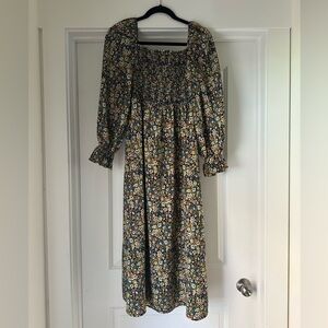SundayUp Floral Long Sleeve Maxi Dress